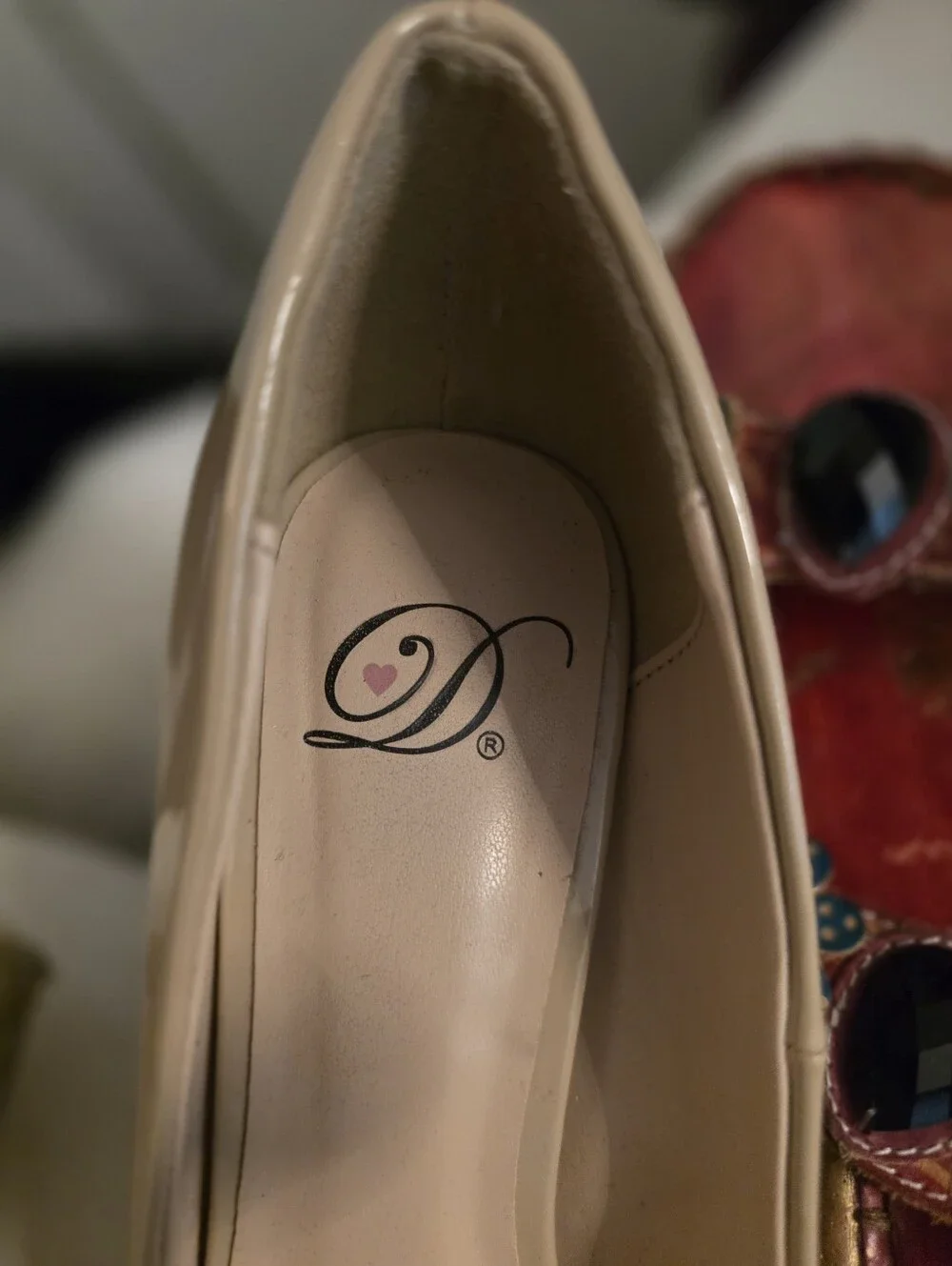 My Delicious Nude Patent High Heel Classic Pumps Size 7 1/2